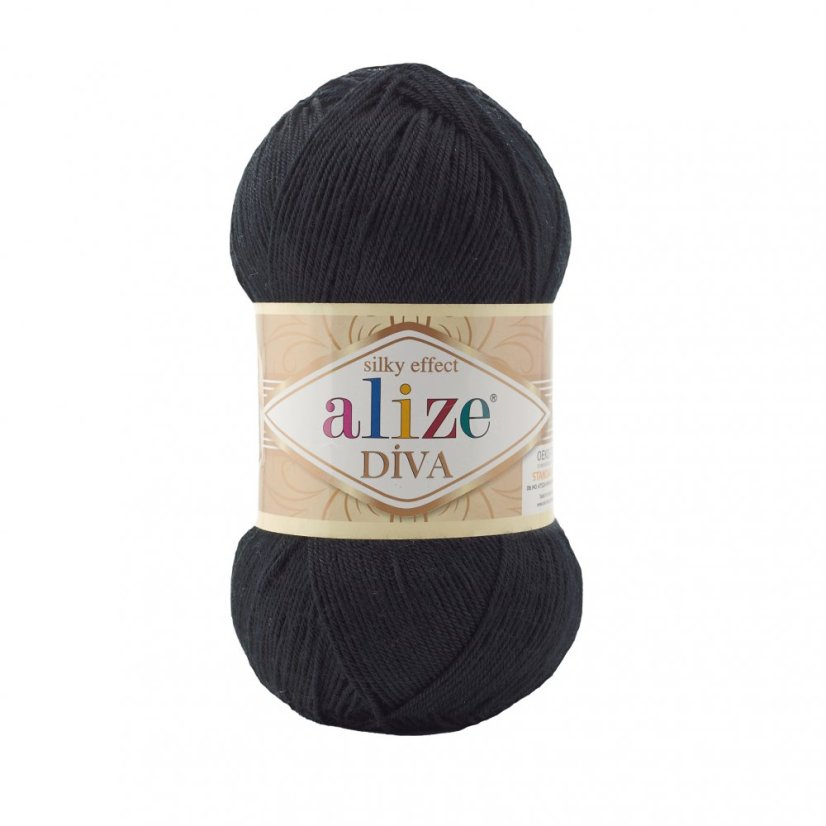 Alize Diva 060 - černá