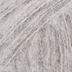 DROPS Brushed Alpaca Silk uni colour 02 - světlá šedá