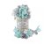 Alize Puffy Color 6408 - mint, šedá, bílá