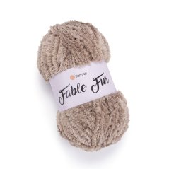 YarnArt Fable Fur 968 - světle hnědá