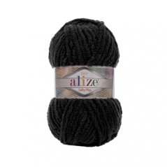 Alize Softy Plus 060 - černá