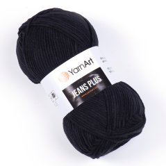 YarnArt Jeans Plus 53 - černá