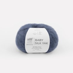 Gabo Wool Baby Silk Yak 9917 - šedomodrá