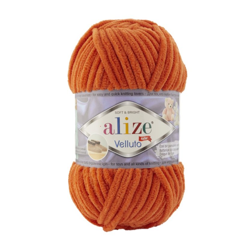 Alize Velluto 006 - cihlová