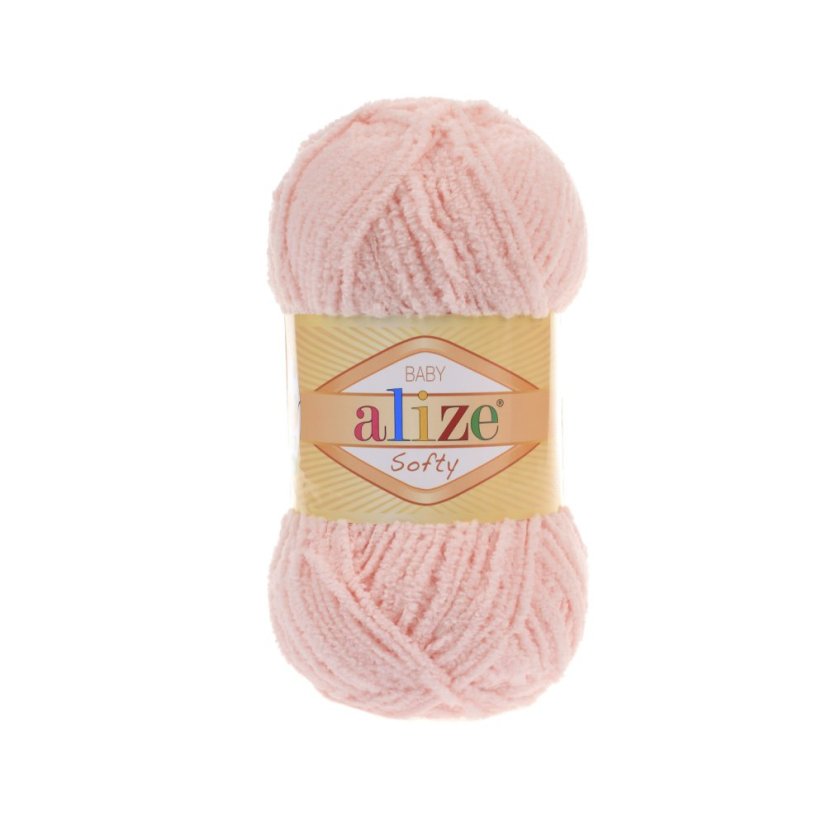 Alize Softy 340 - pudrová růžová