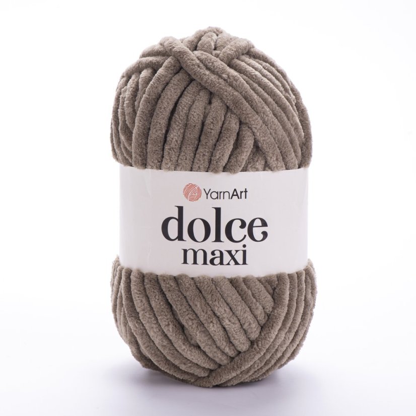 YarnArt Dolce Maxi 754 - šedohnědá