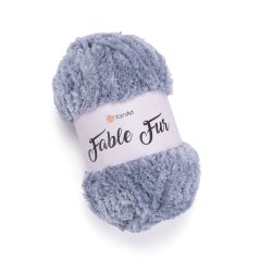 YarnArt Fable Fur 972 - šedá