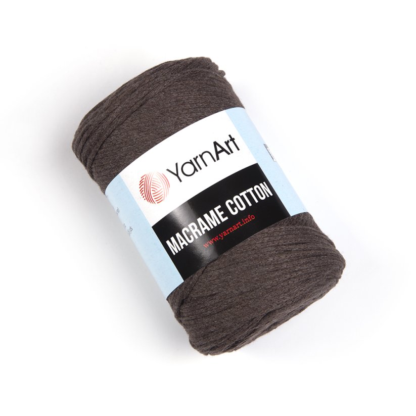 Yarnart Macrame Cotton 769 - tmavě hnědá