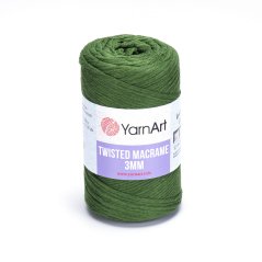 YarnArt Twisted Macrame 3 mm 787 - zelená